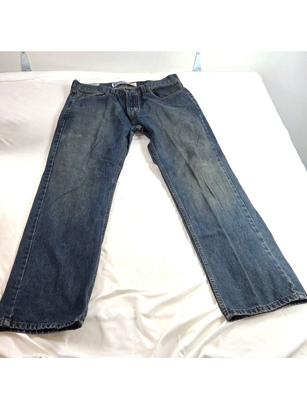 Denizen from Levi’s 281 Straight Fit Jeans Men's 34x32 Dark Wash Cotton